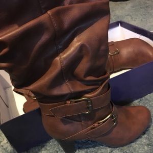 Madden girl tan boots